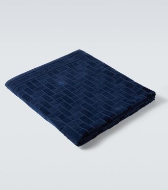 Brioni Cotton terry beach towel