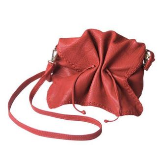 Carlos Falchi Medium Butterfly Leather Bag in Red at Nordstrom