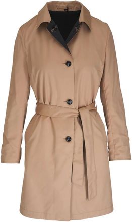 Kiton Cappotto con cintura - Nero