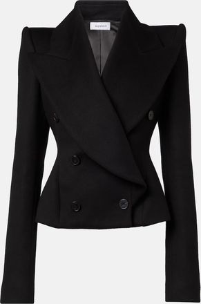 Alexander McQueen Double-breasted wool and cashmere blazer