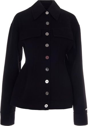 Sportmax Black Arena Shirt Collar Jacket
