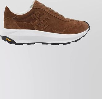Tory Burch suede upper sneakers contrasting sole