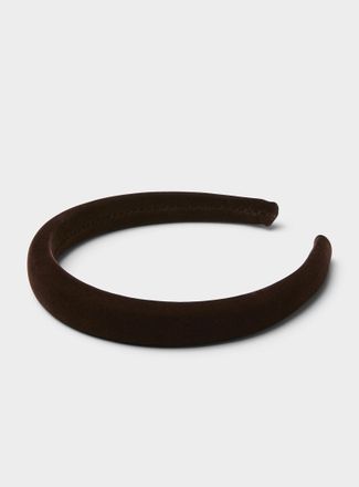 Simons Womens Soft velvet padded headband