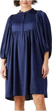 Bruuns Bazaar Kleedjes, Dames, Blauw, XS, Bbsarina Jurk