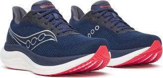 Saucony Mens Triumph 23 Shoe In Navy/red