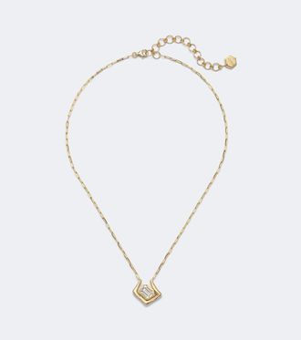 Shay Jewelry Diamond Zar 18kt gold pendant necklace with diamonds