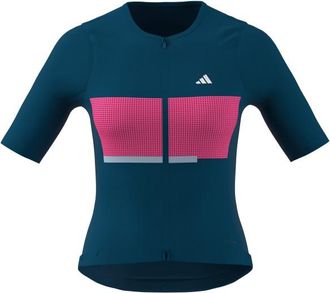 adidas Tempo Jersey Neo Velotrikot f&uuml;r Damen | blau
