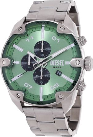 Diesel Spiked Chronograph Quartz Green Dial Mens Watch DZ4712