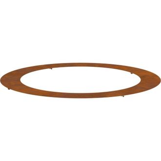 vidaXL Vidaxl - Anillo Plano Para &Aacute;rbol Marr&oacute;n &Oslash;90 / 120 Cm Acero Oxidado