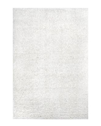 nuLOOM Nuloom Kara Solid Shag Ivory Rug