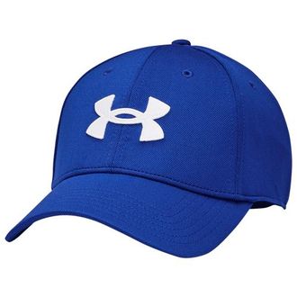 Under Armour Mens Blitzing Adjustable Cap - Royal/White Size L/XL