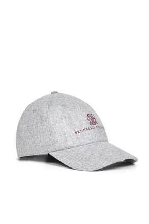 Brunello Cucinelli COTTON BRANDED CAP Size: L, colour: VARIOUS