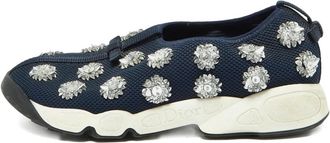 Dior crystal mesh sneakers - Blue