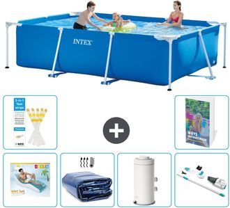 Intex Piscina Con Estructura Rectangular - 300x200x75 Cm - 7-piezas S87