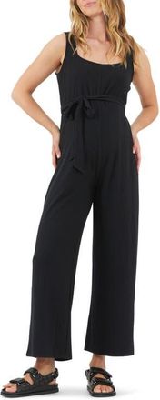 Ripe Bobby Rib Jumpsuit in Black at Nordstrom, Size Xx-Large