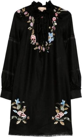 Valentino Garavani Embroidered Midi Dress