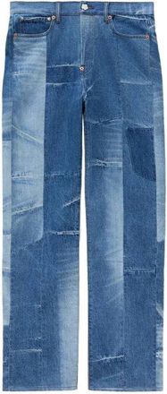 Kenzo jeans met patchwork-ontwerp