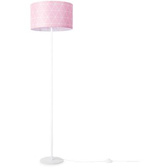 Paco Home Paco Home - Lampada Da Terra Soggiorno Camera E27 Scandinava Decorazione Rosa Grigio Blu Rosa (&Oslash;38cm), Lampada da terra - Bianca