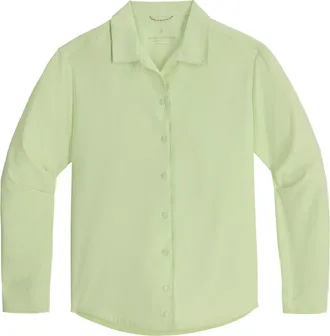 Royal Robbins Womens Salathe Sun Shirt L/S Green XL