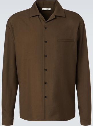 The Row Kanta wool shirt