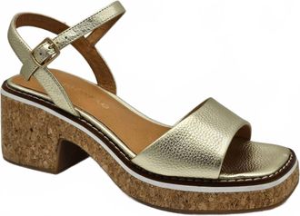 André Assous Womens Louise Platform Sandal In Platino