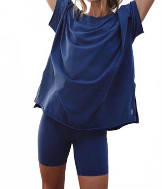 Free People Movement Hot Shot Reversible Set In Navy
