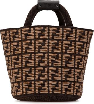 Fendi Borsa shopper con motivo Zucca 2010-2024 - Marrone