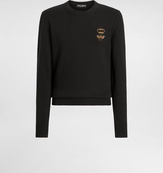 Dolce & Gabbana Pull Girocollo - Man Sweaters And Cardigans Black 42