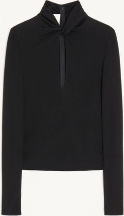 Valentino Top In Jersey Crepe Donna NERO 36