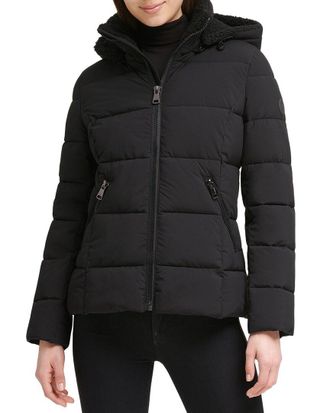 Kenneth Cole Long Puffer Jacket