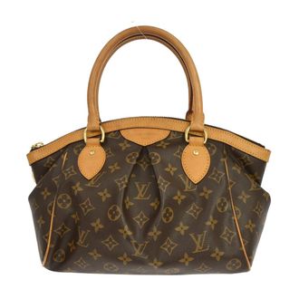 Louis Vuitton Tivoli Handbag Monogram Canvas Brown Canvas Handbag (Pre-Owned)