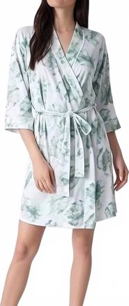 PJ Salvage Hawaiian Lotus Robe In Ivory