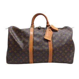 Louis Vuitton Pre-owned Weekend Bags, unisex, Brown, Size: ONE SIZE Pre-owned Monogram Boston Bag