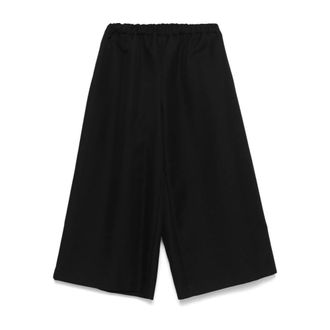 Comme Des Gar&ccedil;ons Broeken, Dames, Zwart, XS, Zwarte Wijde Geknipte Broek