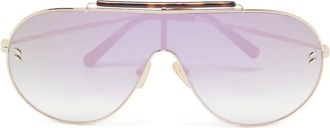 Stella McCartney Zonnebril met rond montuur - Goud