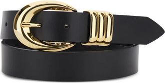 Federica Tosi Cintura Emily in pelle - Nero