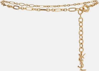 Saint Laurent Cassandre chain belt