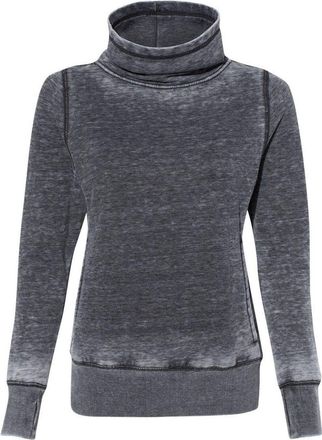 J. America Womens Zen Fleece Cowl Neck Sweatshirt