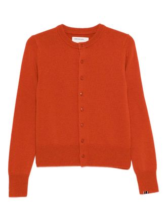 Extreme Cashmere buttoned cardigan - Orange