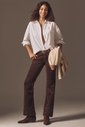 Pilcro Low-Rise Corduroy Flare Jeans