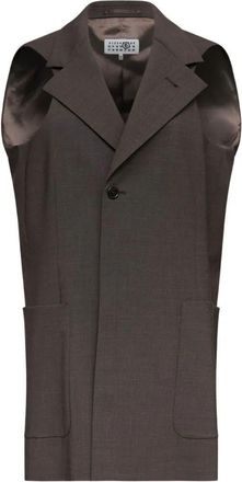 Maison Margiela Jacket Neck Long Gilet