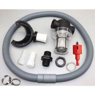 OEM Sistema De Recogida De Agua De Lluvia Para Tuber&iacute;as Circulares Con Manguera Flexible, Kit De Recogida De Agua De Lluvia, Conexi&oacute;n De Pvc, Colector De 