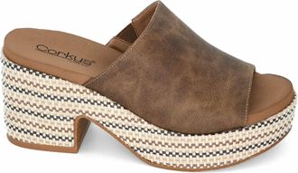 Corkys Footwear Womens Totally Buggin Wedge In Taupe