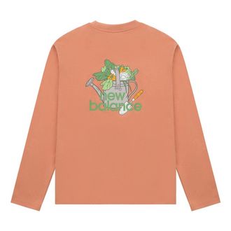New Balance Logo Graphic Print Top Asia Sizing Orange AMT31329-SCE