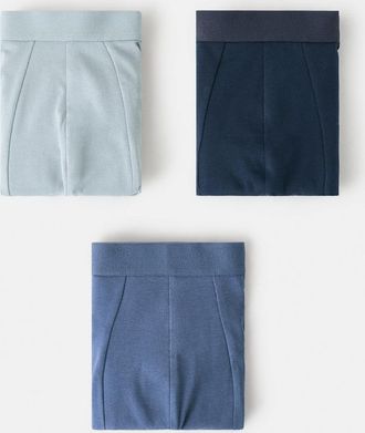 Mango Pack 3 boxer combinati blu - Uomo - XL - MANGO MAN