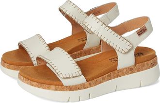 Pikolinos Palma W4N Womens Sandals Nata 1 : EU 42 (US Womens 11.5-12) B - Medium, Leather/Rubber