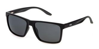 Fila SFI726 Polarized Z42P Mens Sunglasses Black Size 57