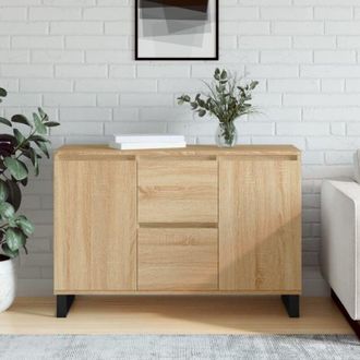 vidaXL Credenza Rovere Sonoma 101,5x35x70 cm in Legno Multistrato - Vidaxl
