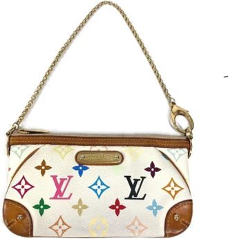 Louis Vuitton Tweedehands Canvas Louis Vuitton tassen - Dames - Vintage Handtas - Veelkleurig - ONE Size - Vintage