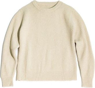 Fortela Alberto Wool Crewneck Sweater in White at Nordstrom, Size X-Large Eu